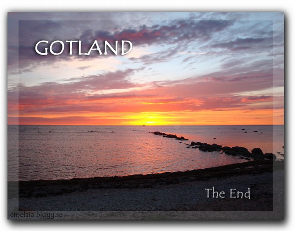 Slutet av sommarsäsongen på Gotland