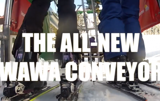 The Wawa loading conveyer
