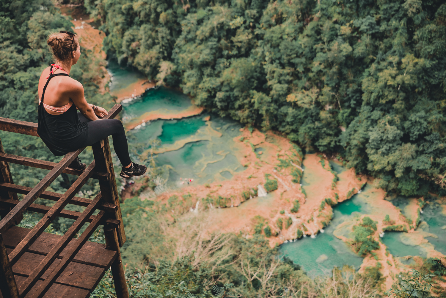 Semuc Champey: bada i smaragdgröna, naturliga pooler i molnskogen och simma i grottor